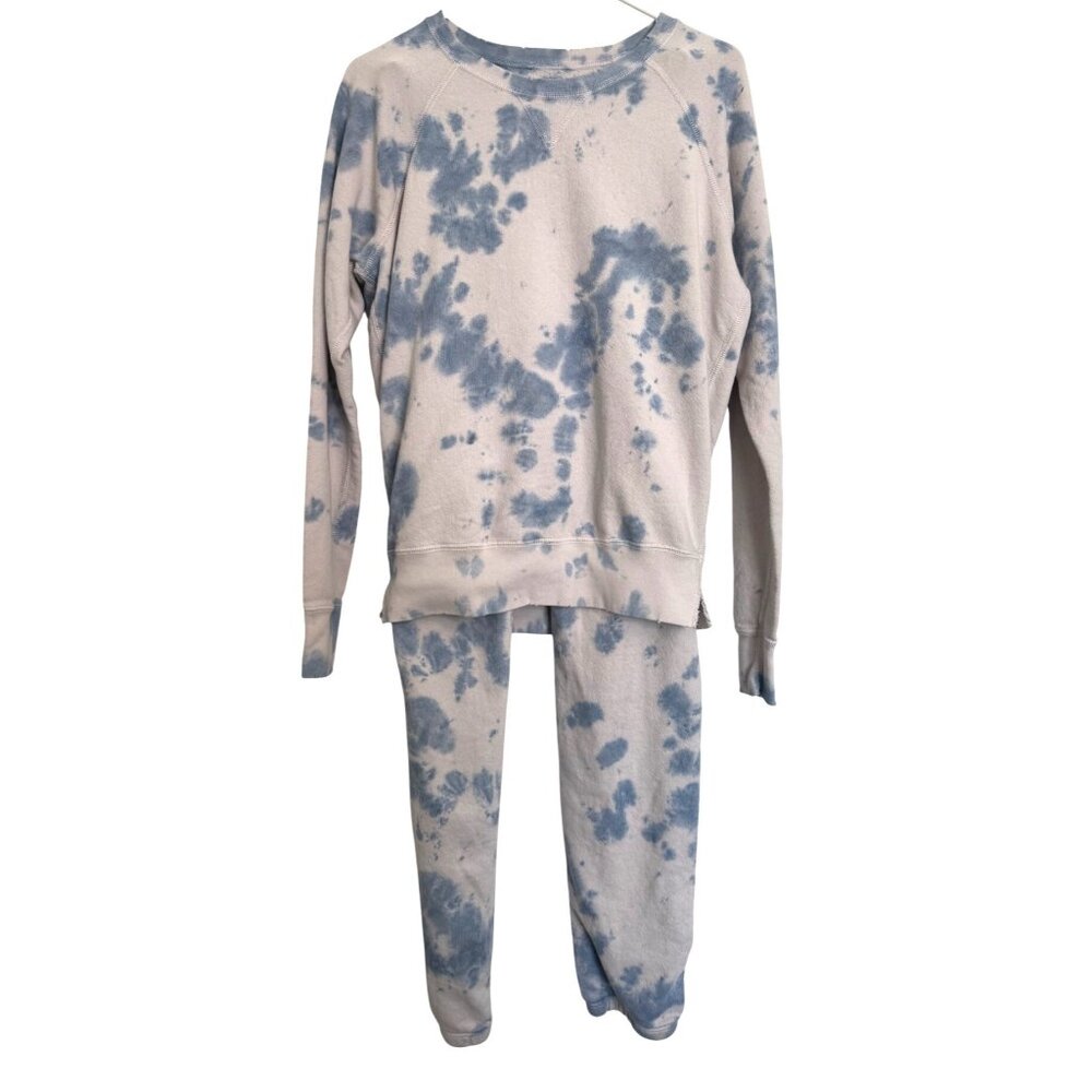 Unsubscribed Fleece Jogger Set Size Small Tie Dye Coast $258 American Eagle Outf